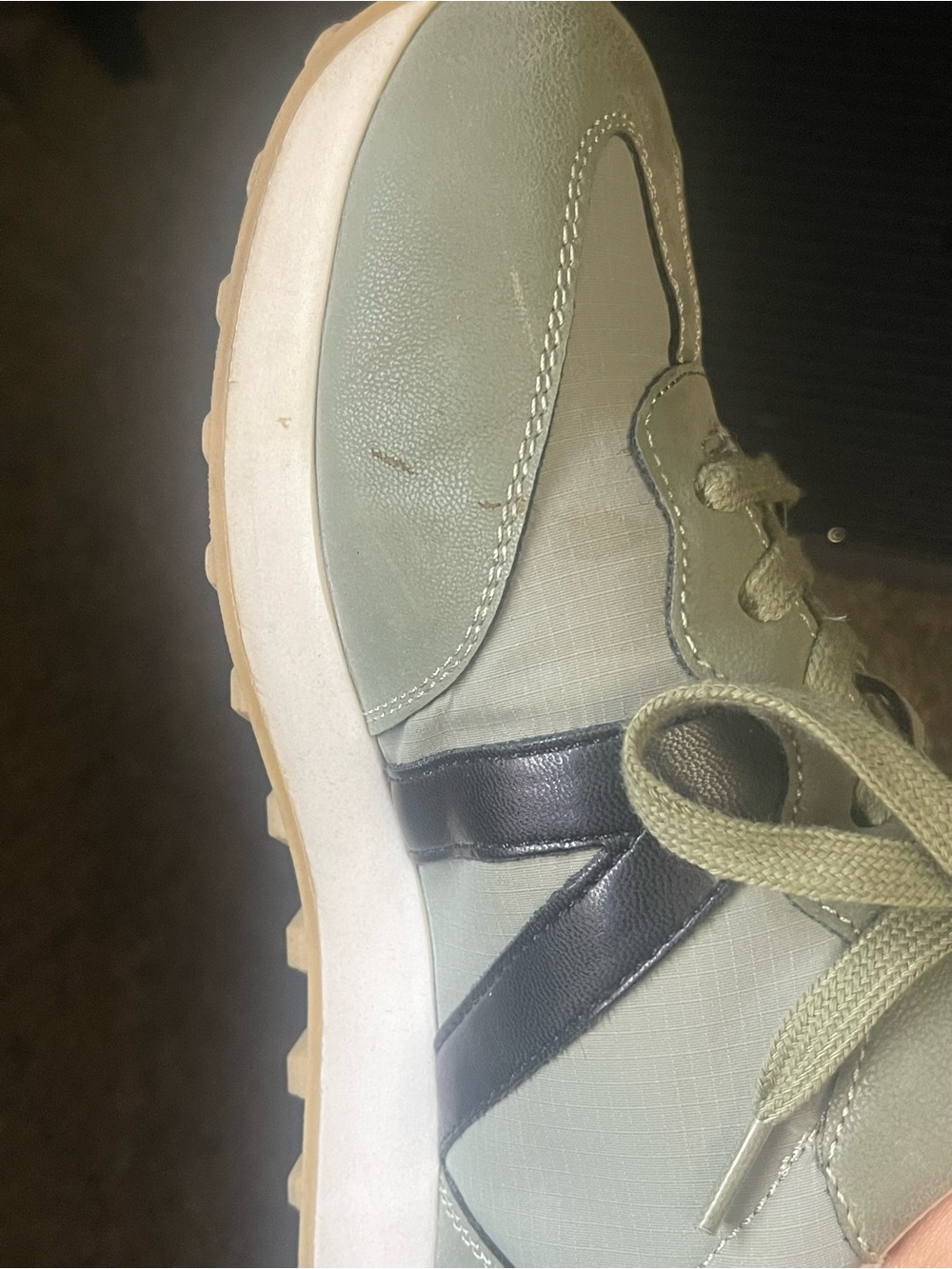 MIA Women’s Green and Black Runner Sneakers - Picture 8 of 9